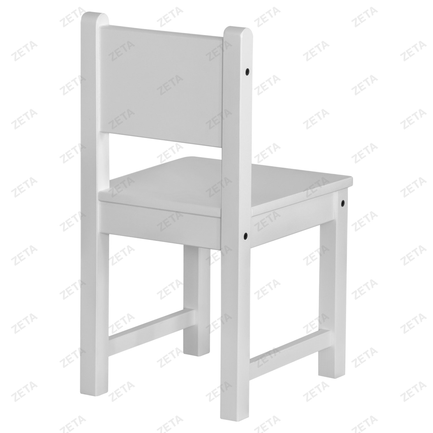 Стул детский "Rectangle Back К" (белый) от производителей IKEA (ВИ)