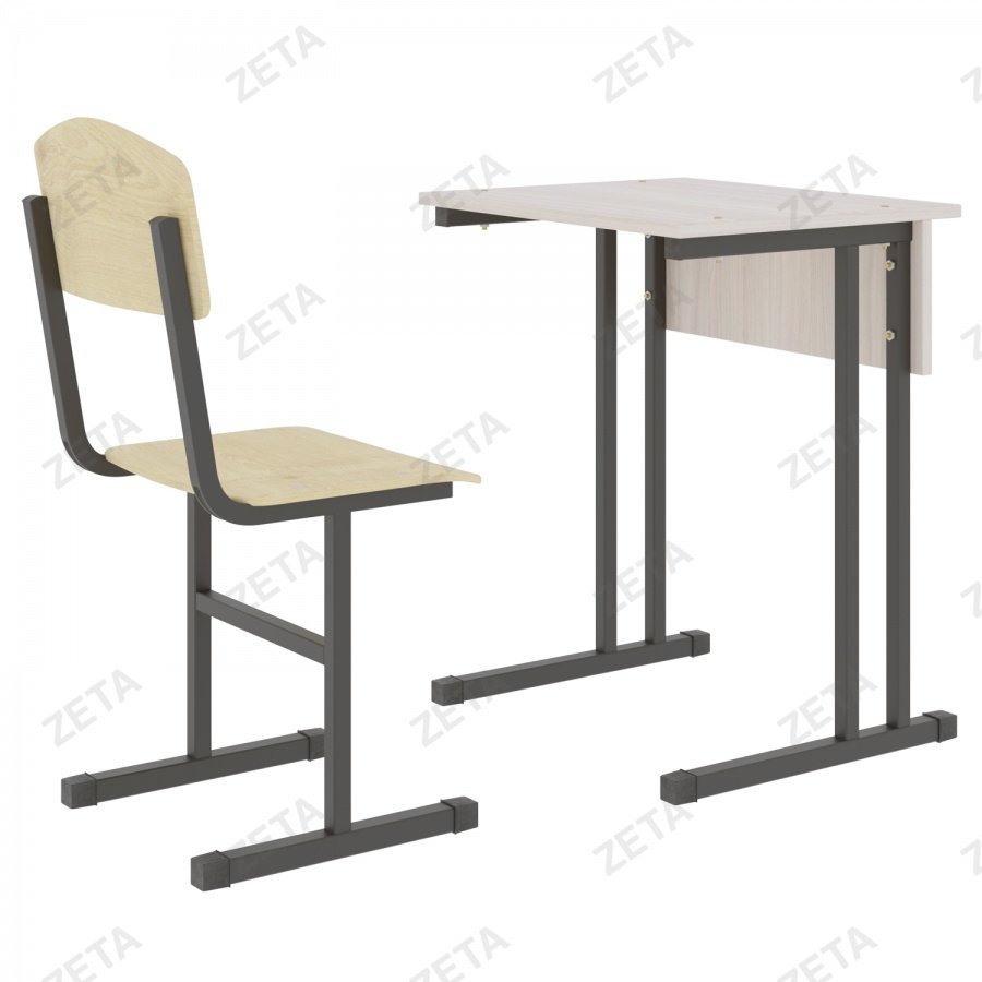 Парта школьная 1-местная + 1стул - изображение 1