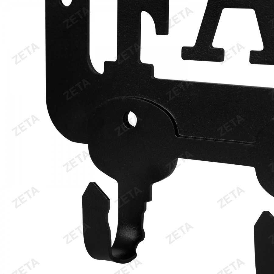 Вешалка-ключница настенная, металлическая "Family"