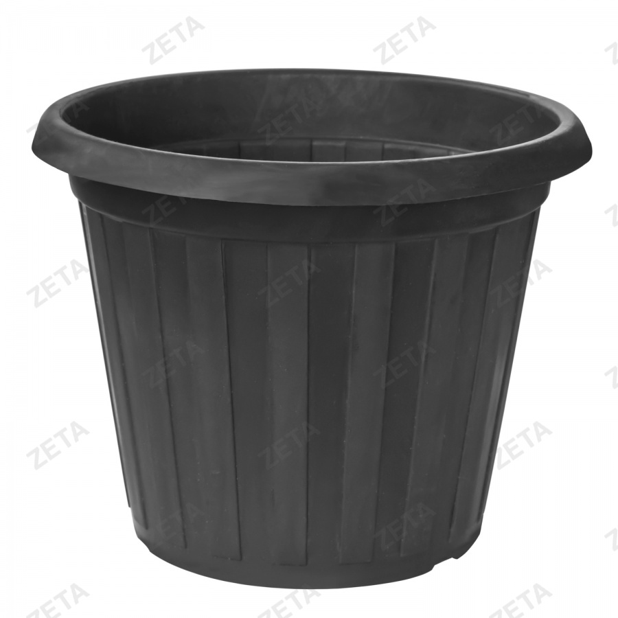 Горшок-кадка для цветов, чёрный "М" (d310)