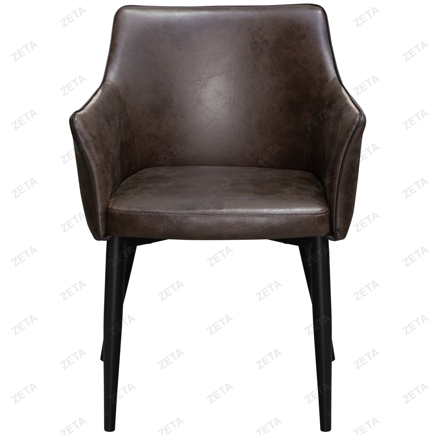 Стул DC-550 "Techno Fabric M69-1408" с черным кантом (темно-коричневый) (ВИ) - изображение 2