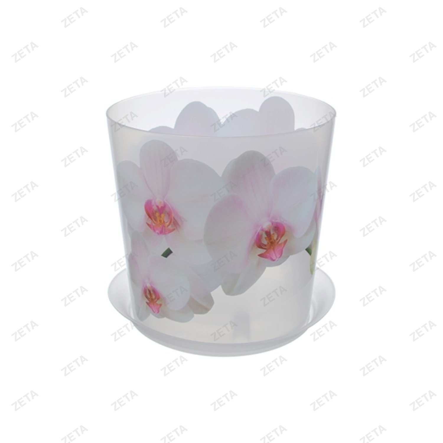 Кашпо 1,2 л. 125 мм. с подставкой "Деко" М 3105 - изображение 1