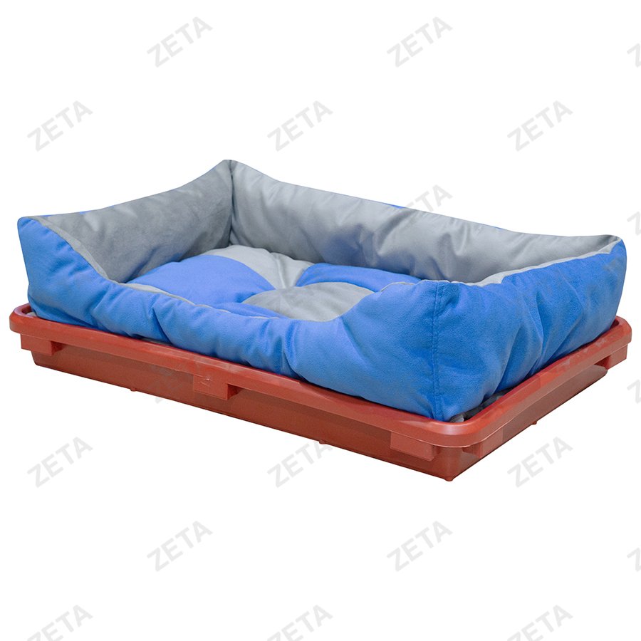 Лежак для животных с поддоном "Флокс" цветной - изображение 1