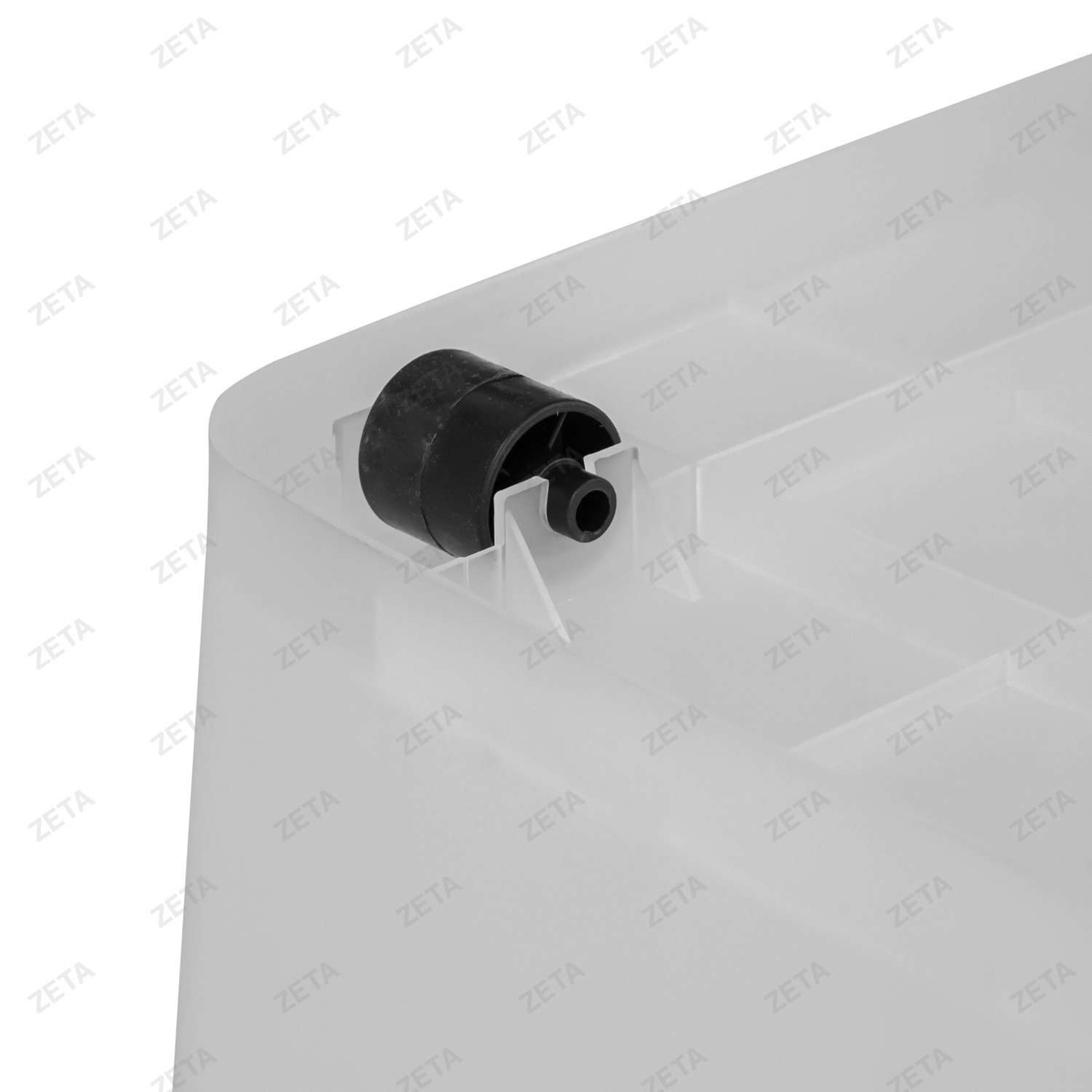 Контейнер пищевой с цветной крышкой на колесиках (пищевой пластик) (82 л.)