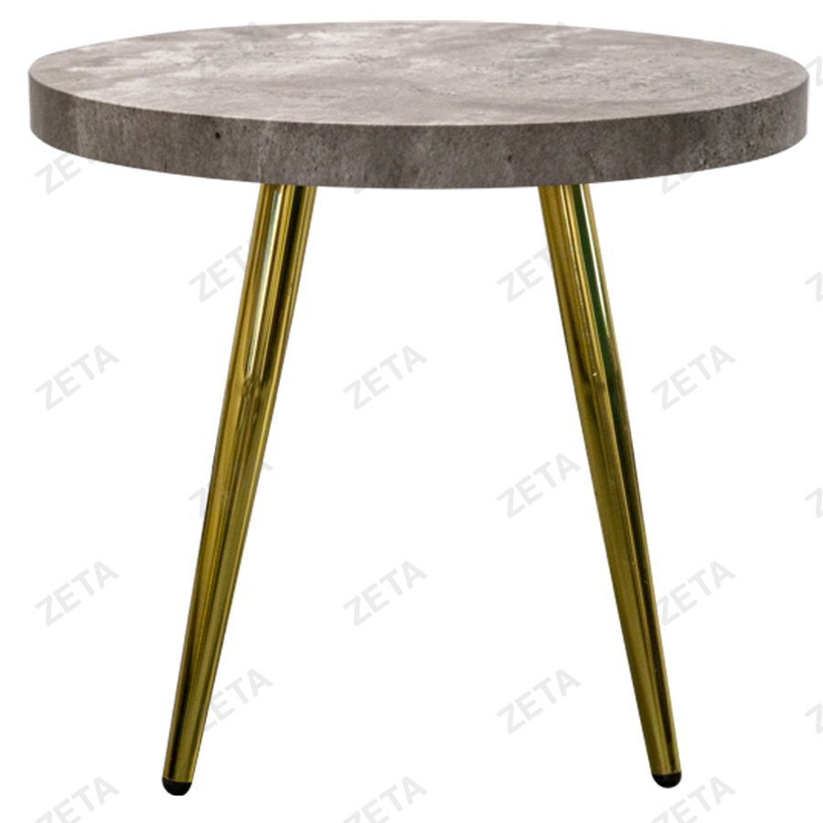 Стол журнальный "Джино" (диаметр 500 мм, толщина 40 мм, ножки DS-A 1401)