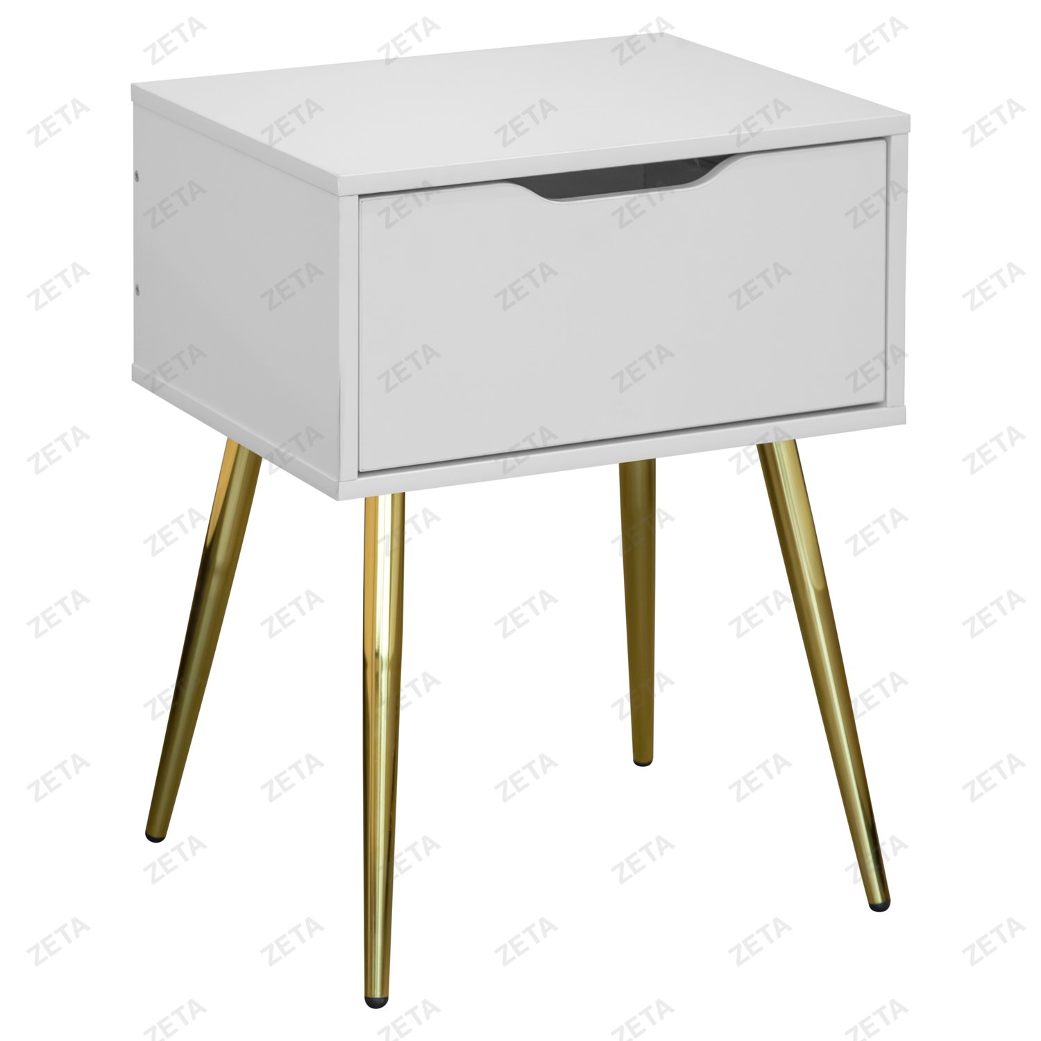 Тумба прикроватная "Лоран" (люкс цвета) (ножки №DS-A1502) - изображение 1