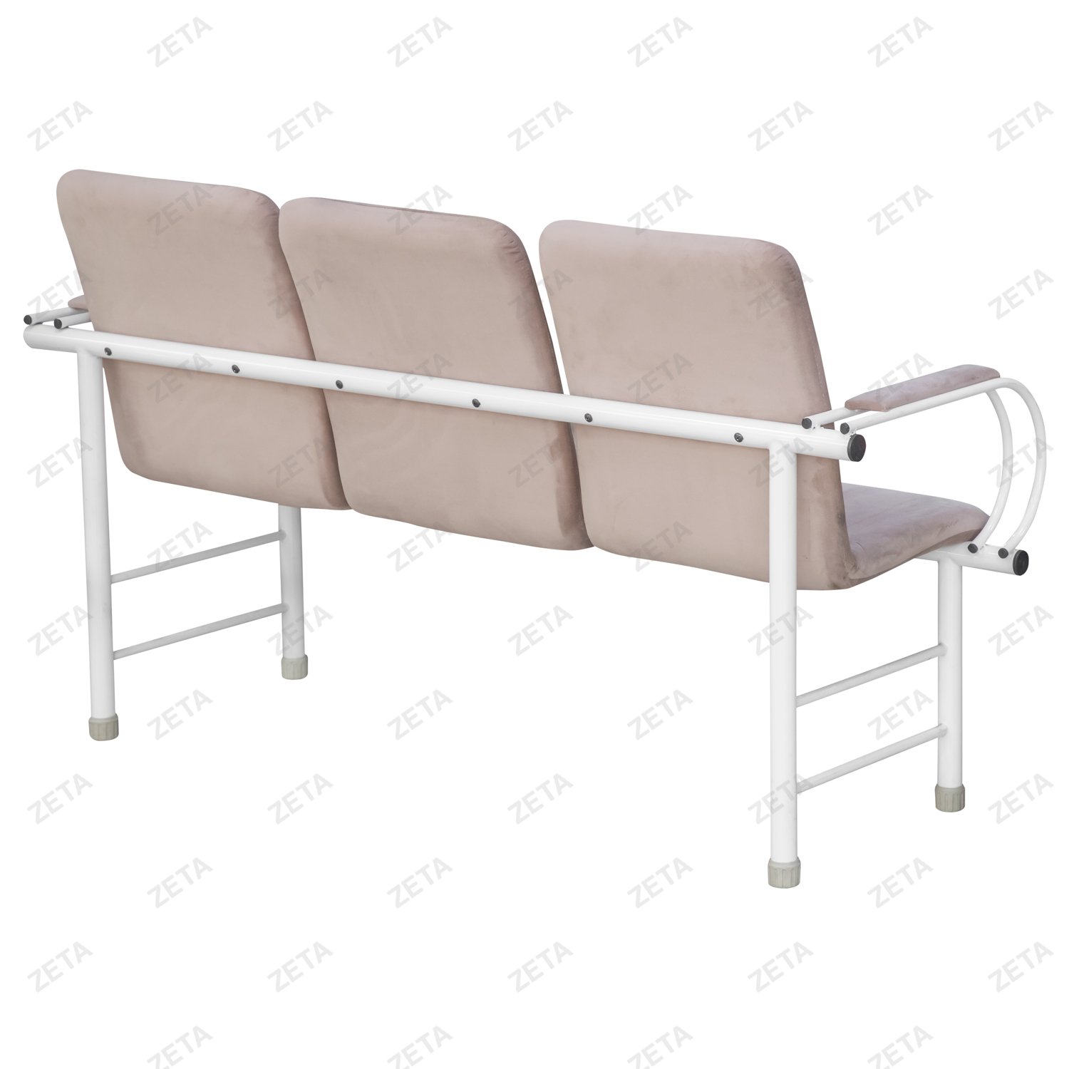 Скамья "Давут" 3-х местная с 2-мя мягкими элементами