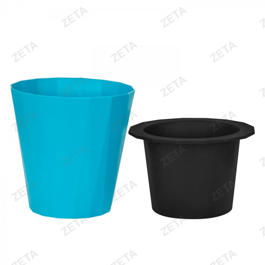 Кашпо для цветов "Блум" цветное (круглое)