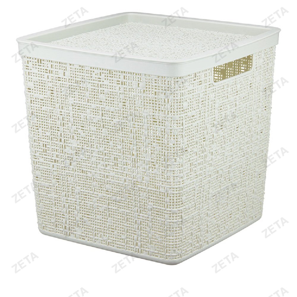 Коробка с крышкой 28*28*28 см. 17 л. "Бязь"