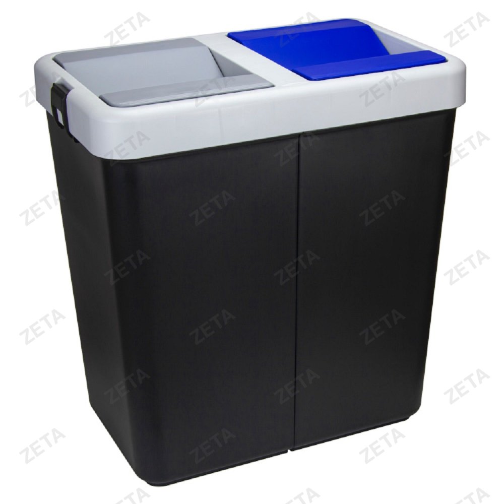 Контейнер для мусора двойной 70 л. (35*35л)