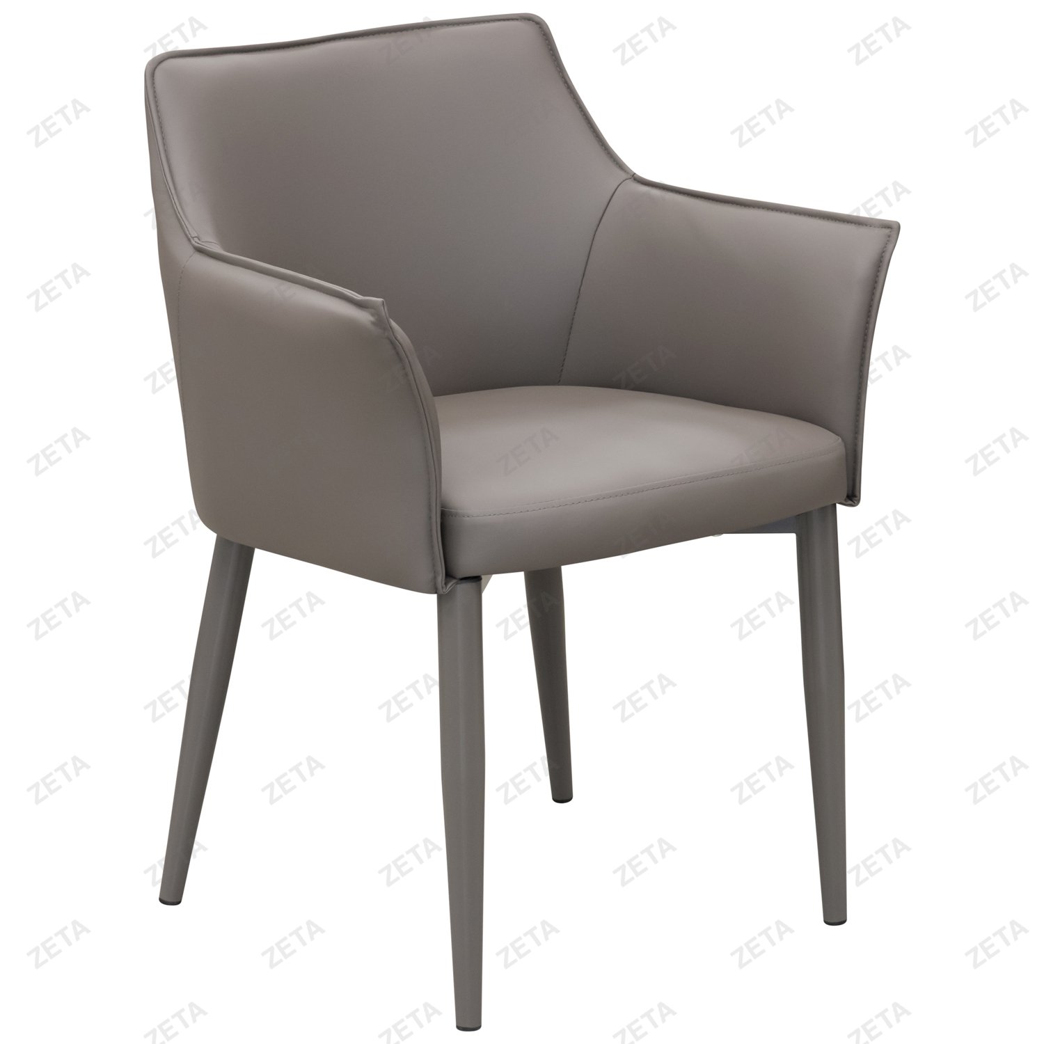 Стул DC-550 кожзам (серо-бежевый) (ВИ)