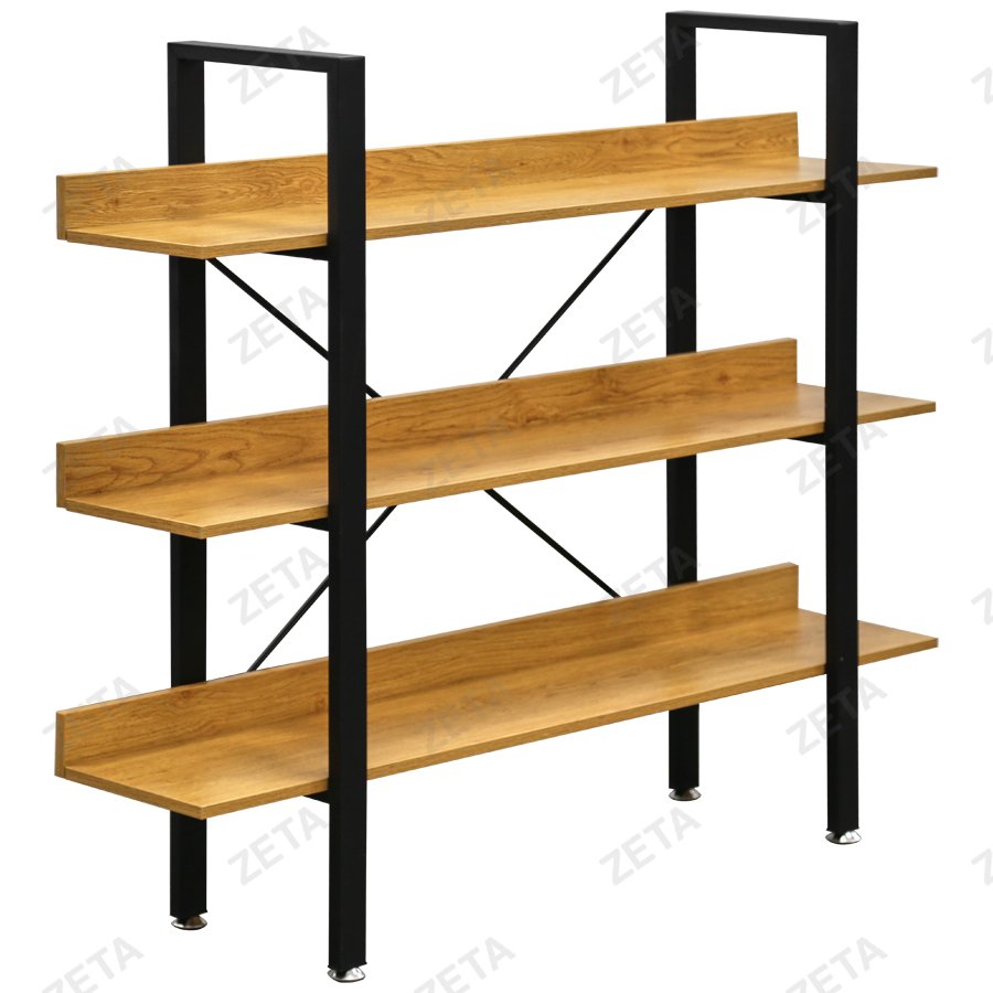 Стеллаж WB-22 (натуральный/черный) (ВИ) - изображение 1