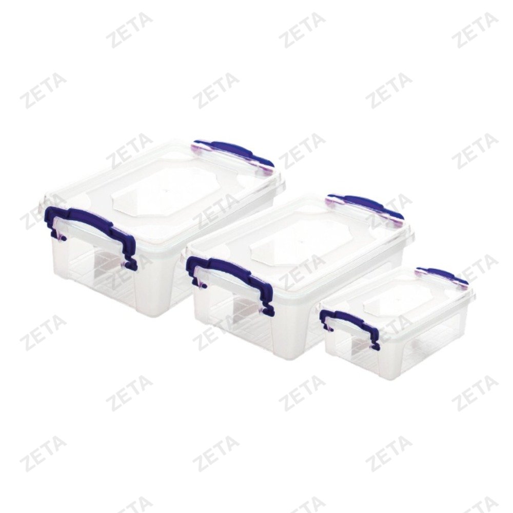 Набор контейнеров для хранения 3 шт. (1,25; 2; 3,75 л.) №94186 - изображение 1