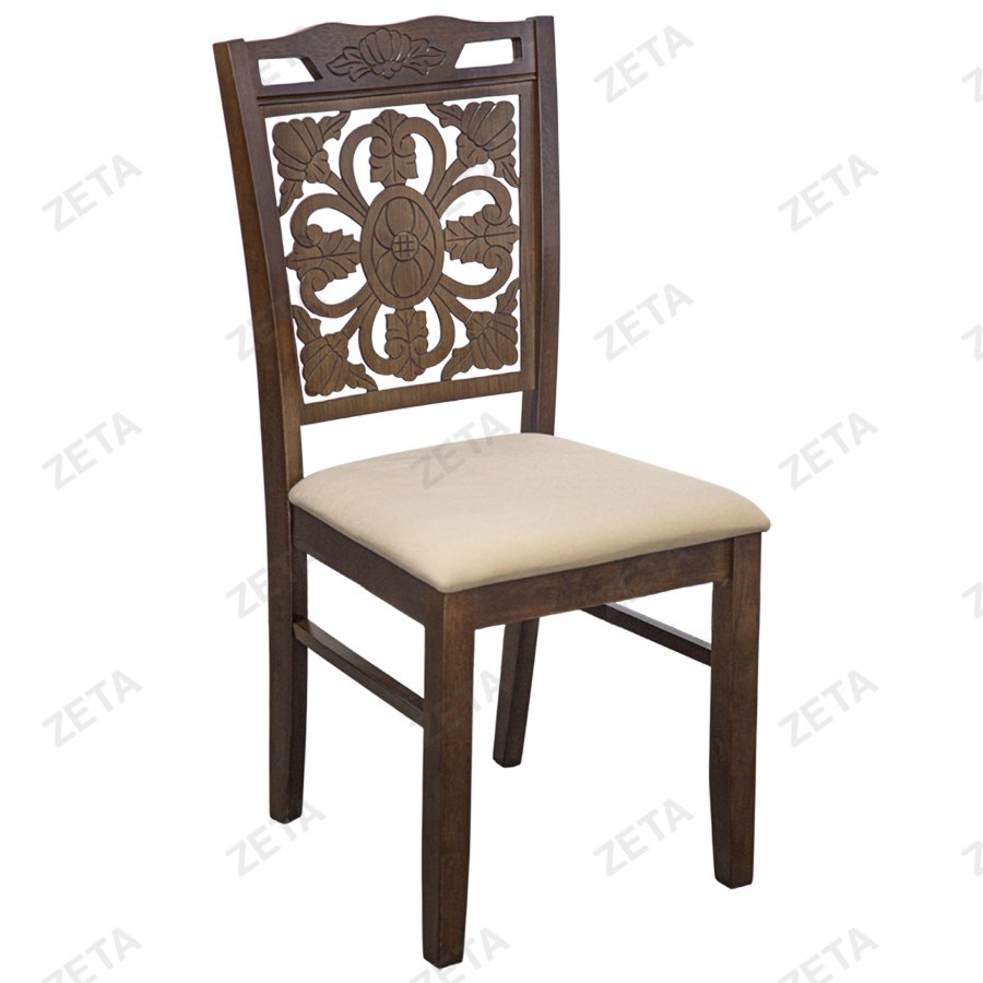 Комплект мебели: стол + 6 стульев №В1 (орех/серый) (Малайзия)