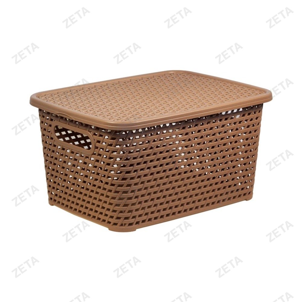 Ящик с крышкой 280 * 185 * 126 мм. "Ротанг" №М2372