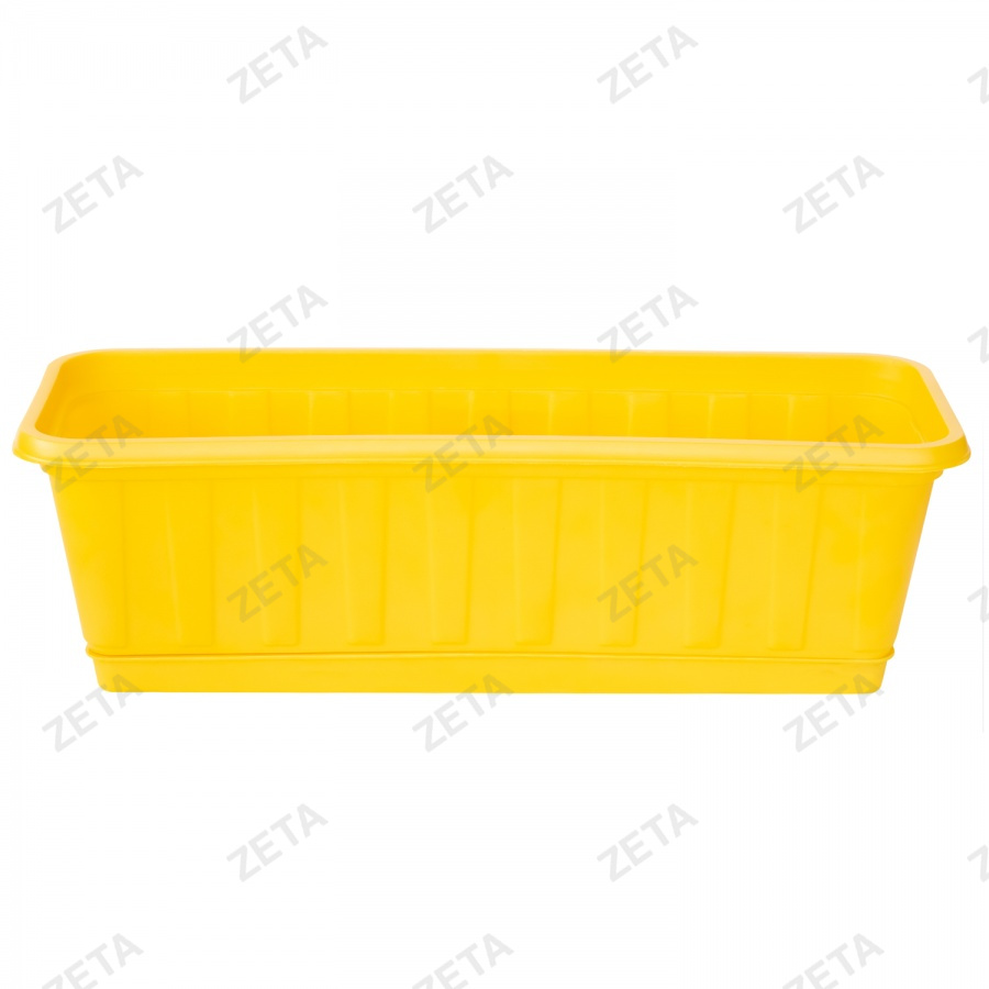 Горшок прямоугольный, с поддоном (53 см)