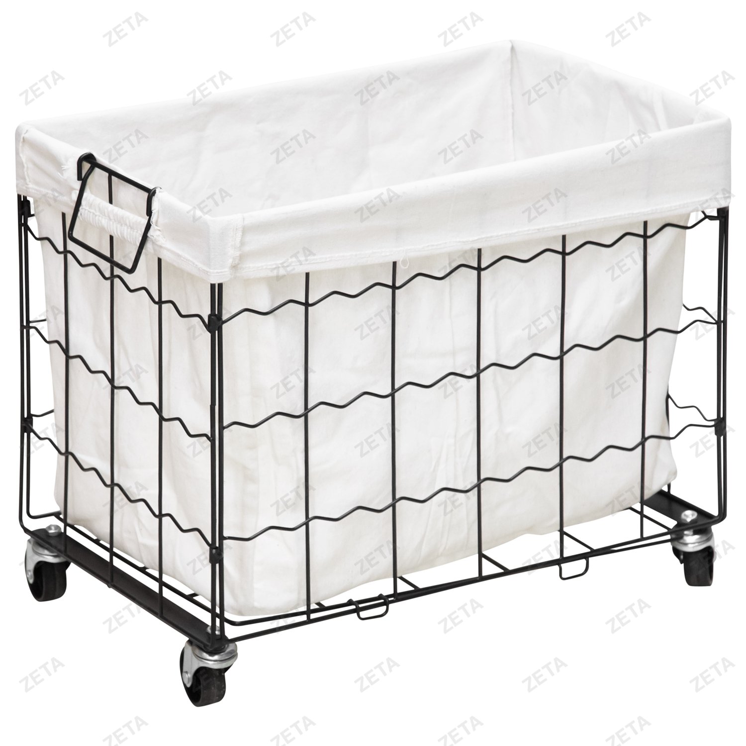 Корзина для белья на колесиках №LH21-513 (ВИ) - изображение 1