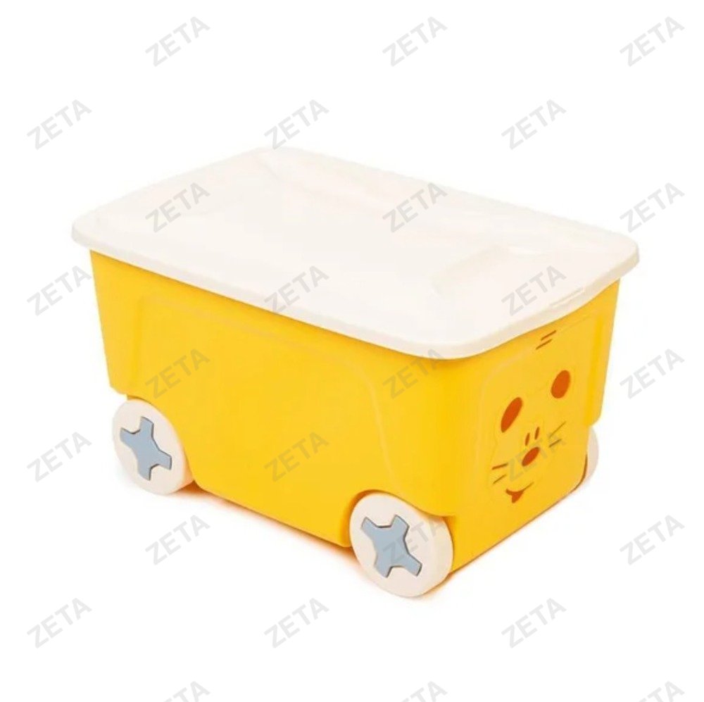 Ящик детский 50 л. для игрушек на колесах "Cool"