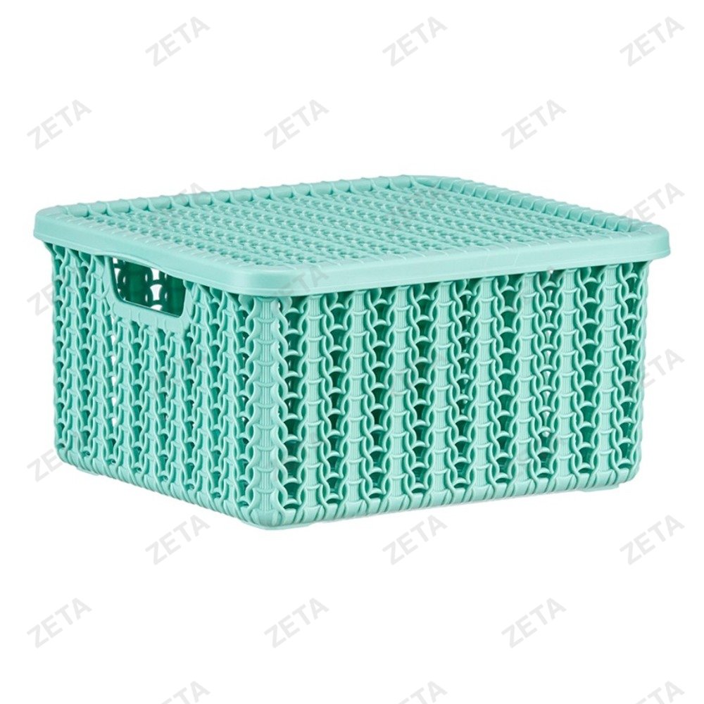 Коробка с крышкой 1,5 л. "Вязание", модель М 2368