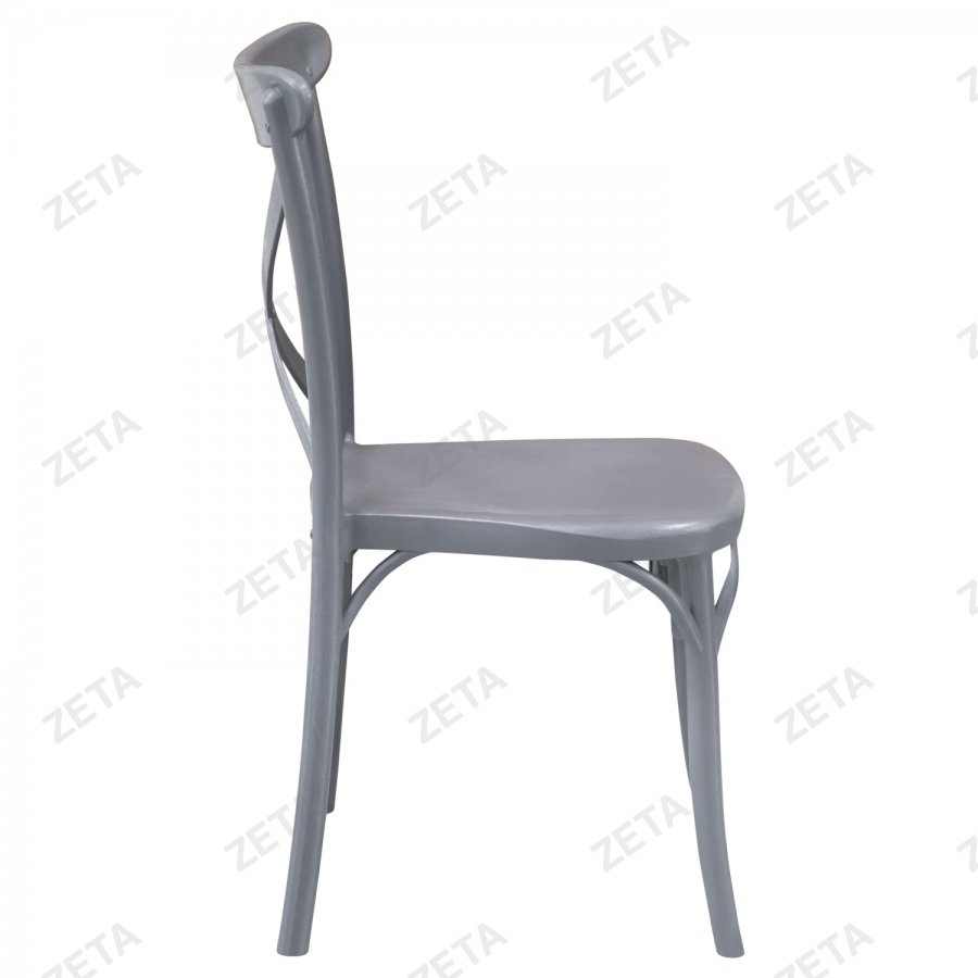 Стул пластиковый "Кантри" (серый)