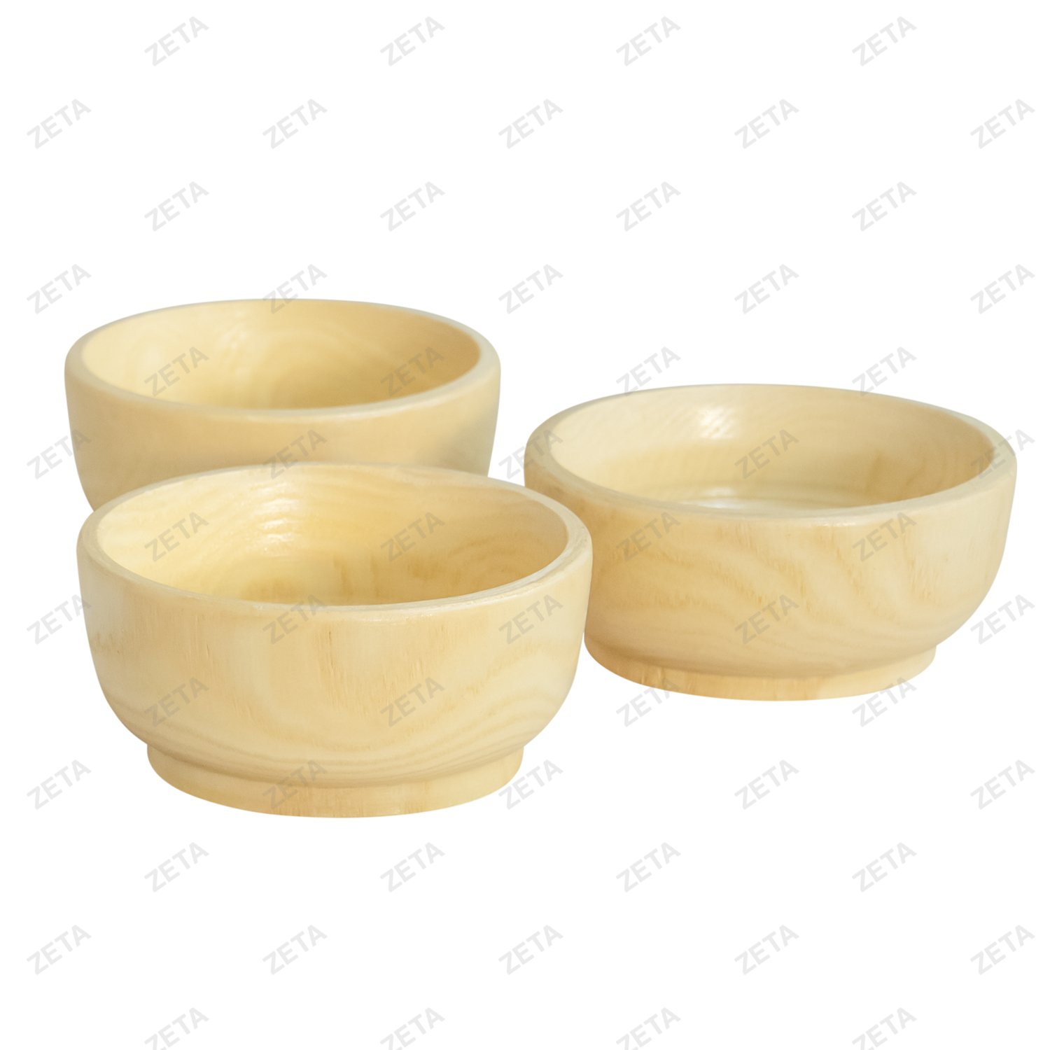 Набор деревянных креманок 3 шт №2362