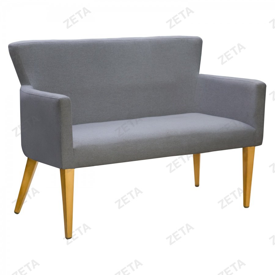 Кресло 2-х местное "Нико" (под дерево) 1220*580*880 мм. - изображение 1