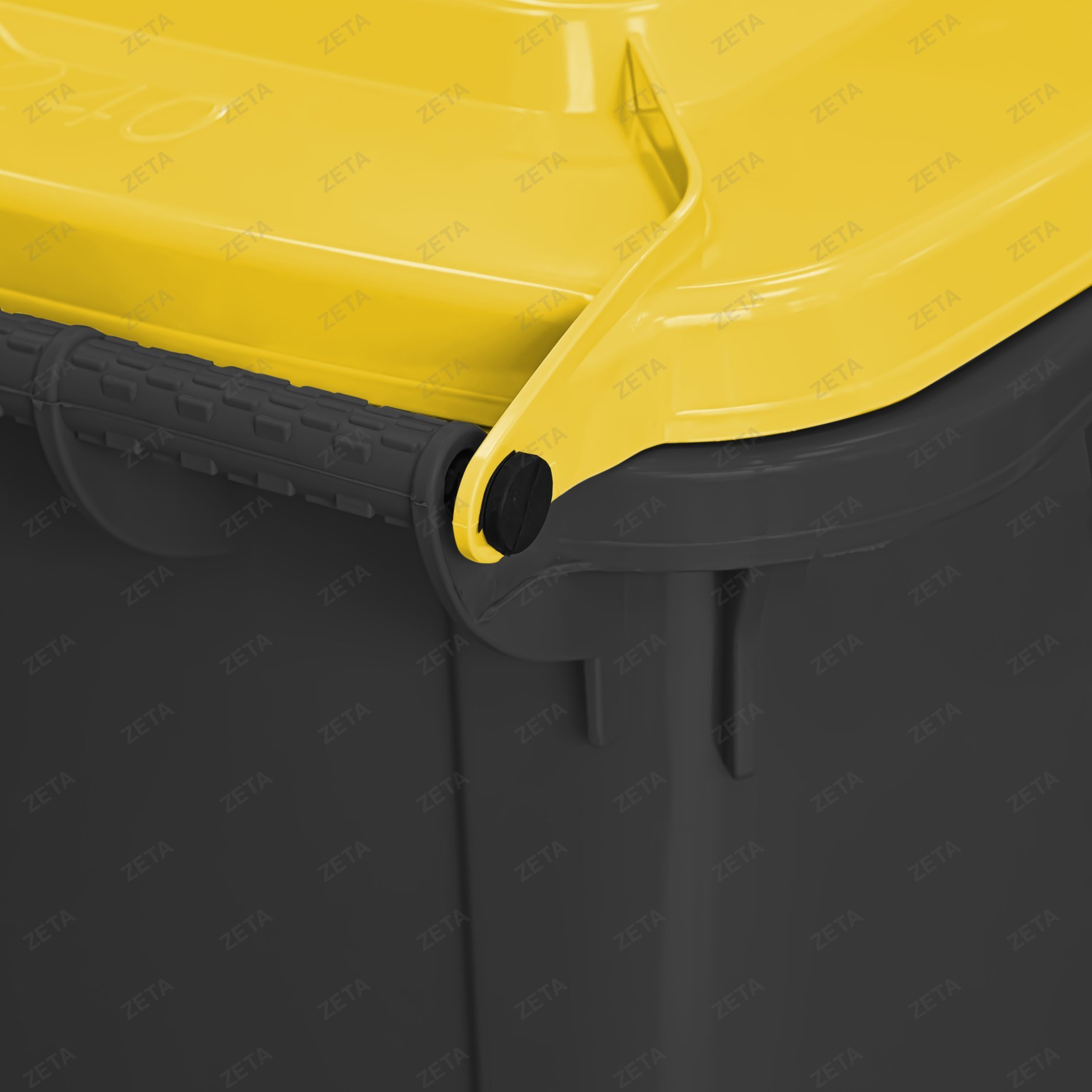 Бак мусорный 280 л. с крышкой, на колесах (комбинированный)