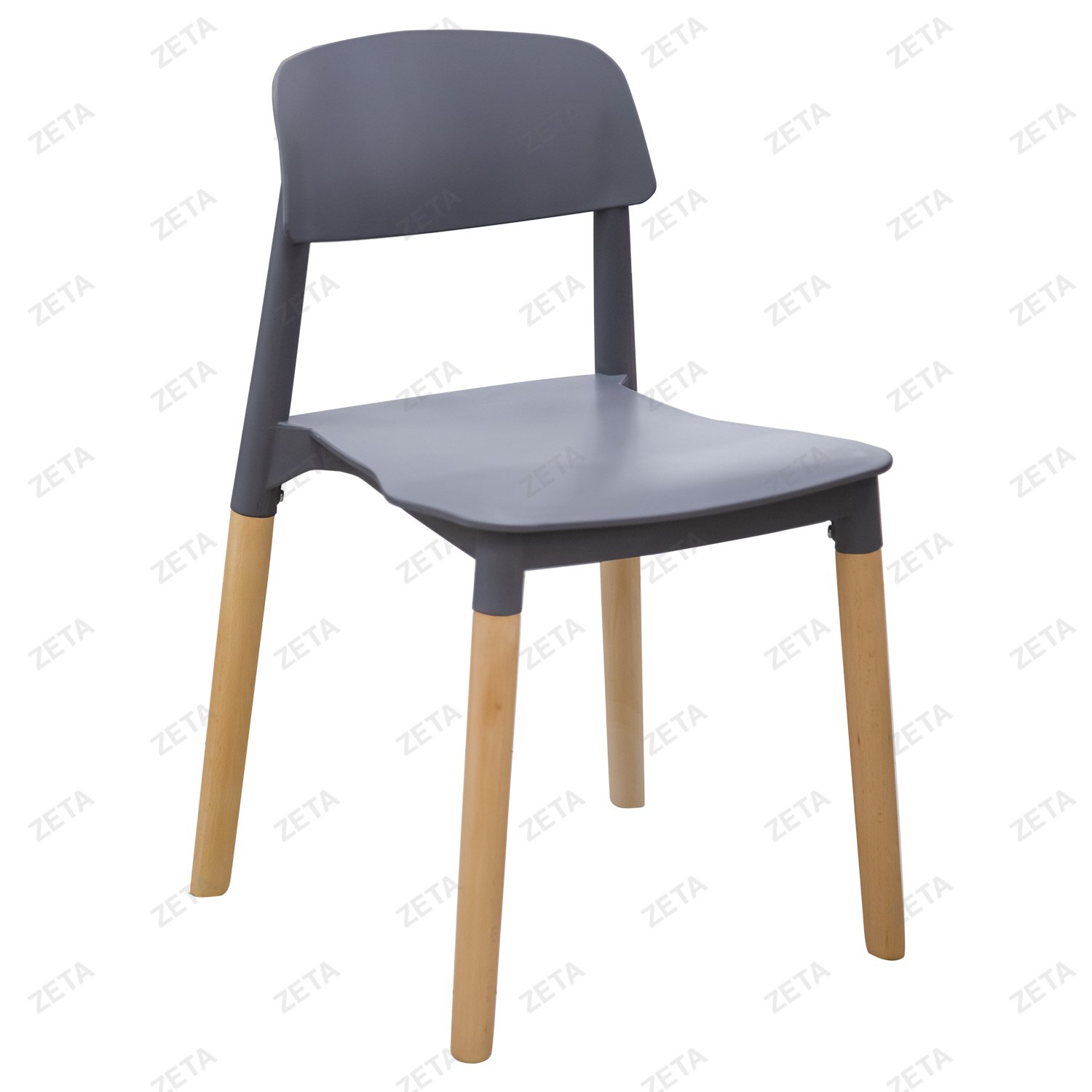 Стул пластиковый №C22 (серый)