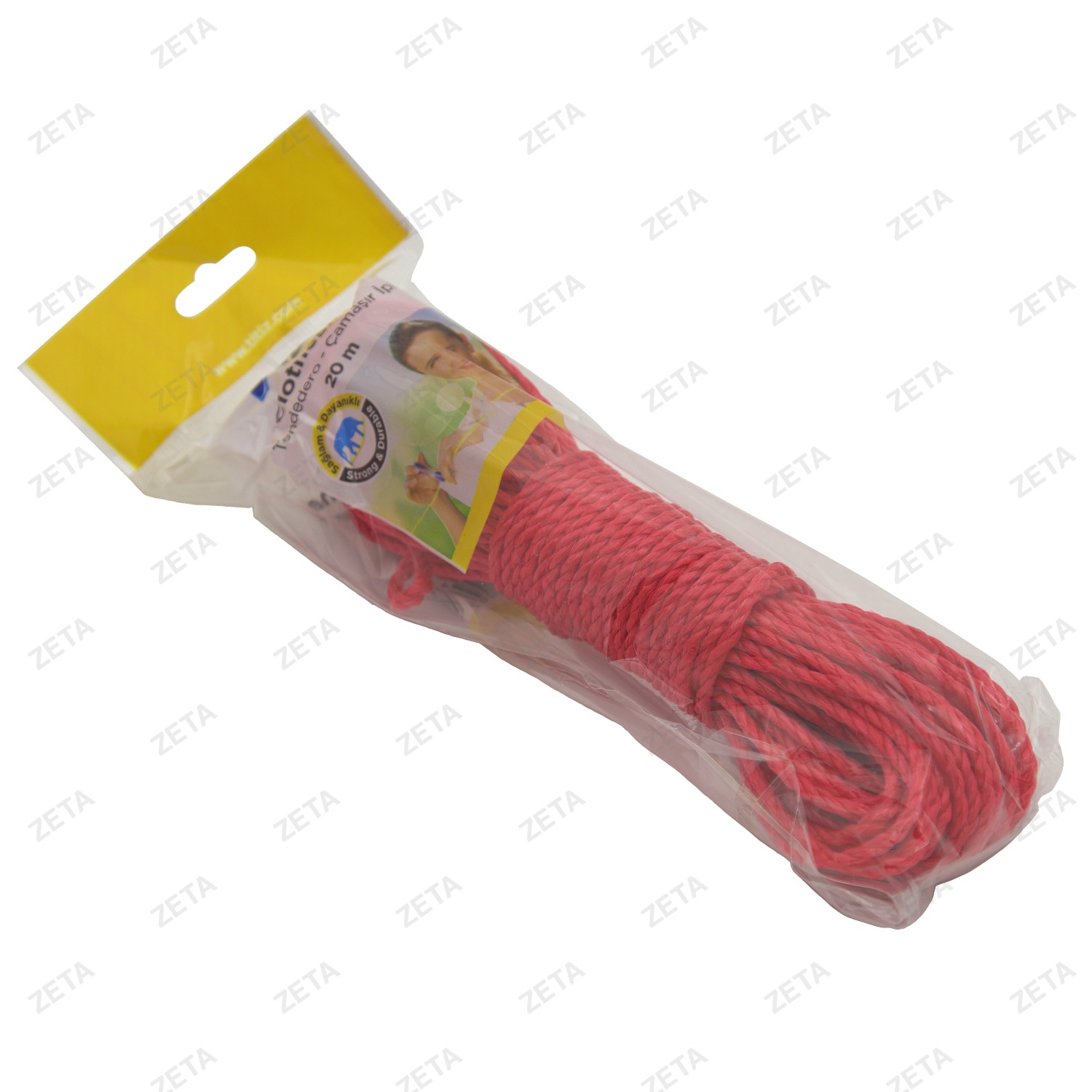 Веревка бельевая 20 м. D-447