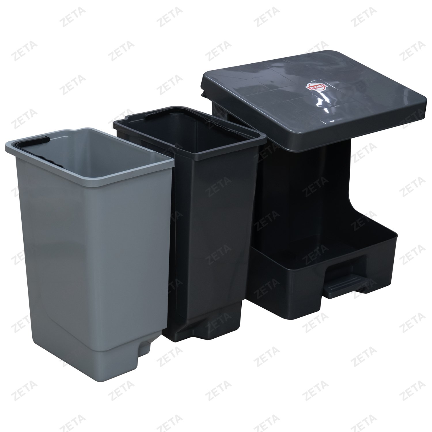 Ведро мусорный 50 л с педалью №UP312-245 (Турция)