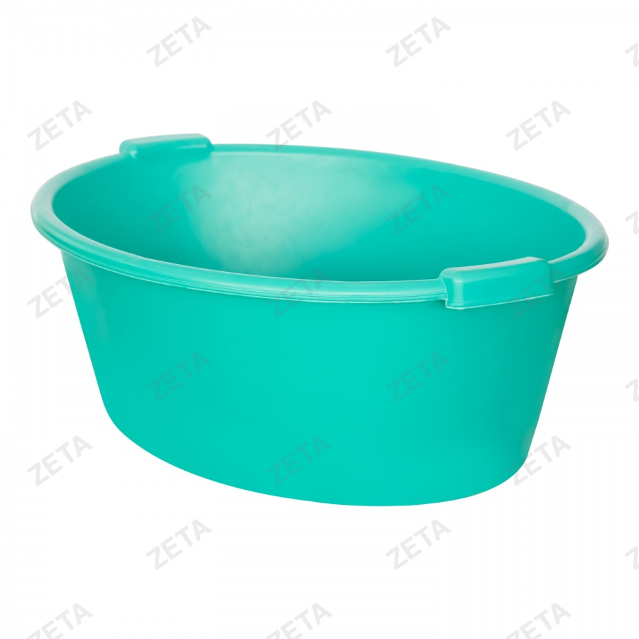 Таз пластиковый, цветной "Флора" (40 л.)