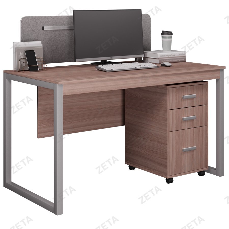 Стол с тумбой "Кельман" (1395*708 мм.)