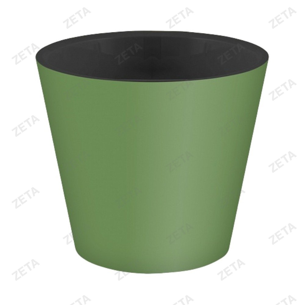 Горшок для цветов диаметром 230 мм., 5 л. с дренажной вставкой с декором "Rosemary"