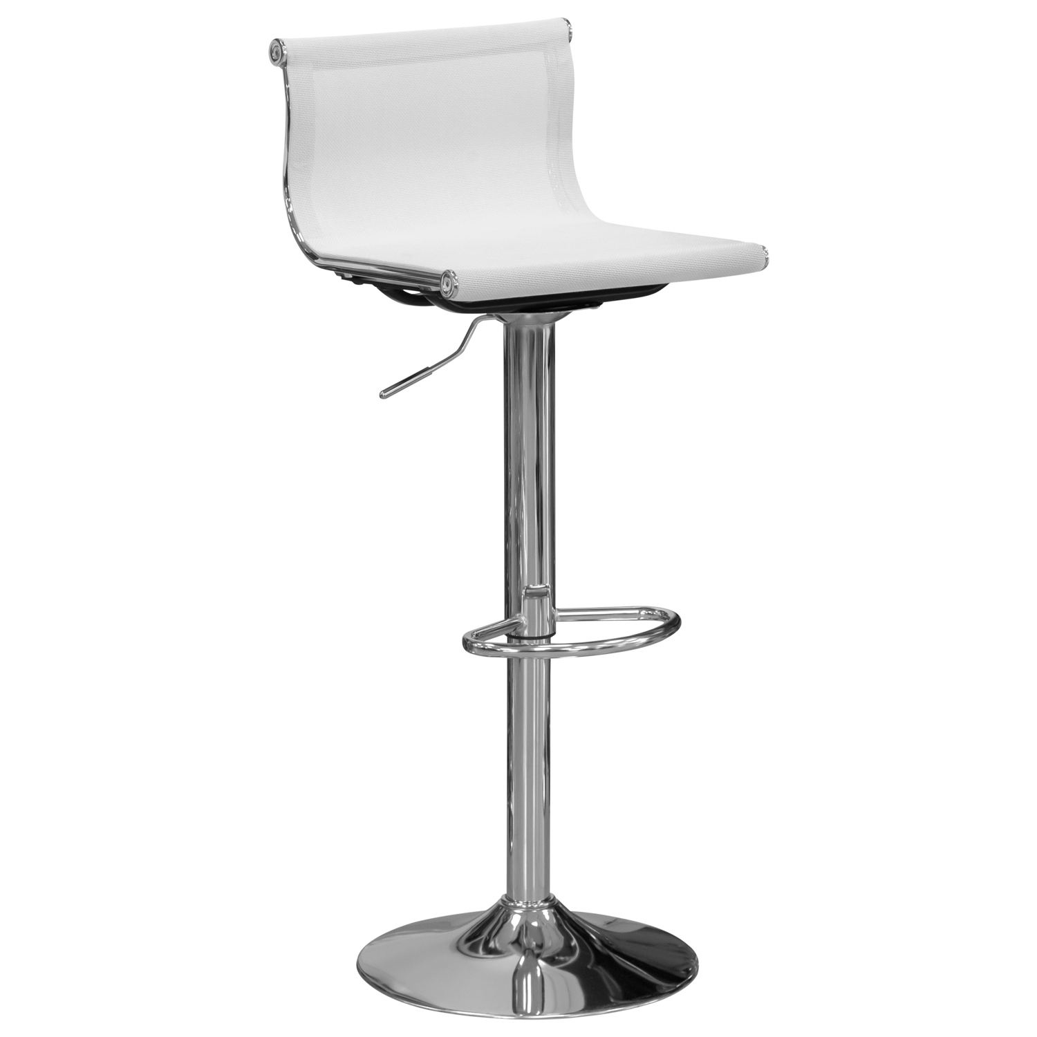 Стул барный "Barstool MESH" (белый)