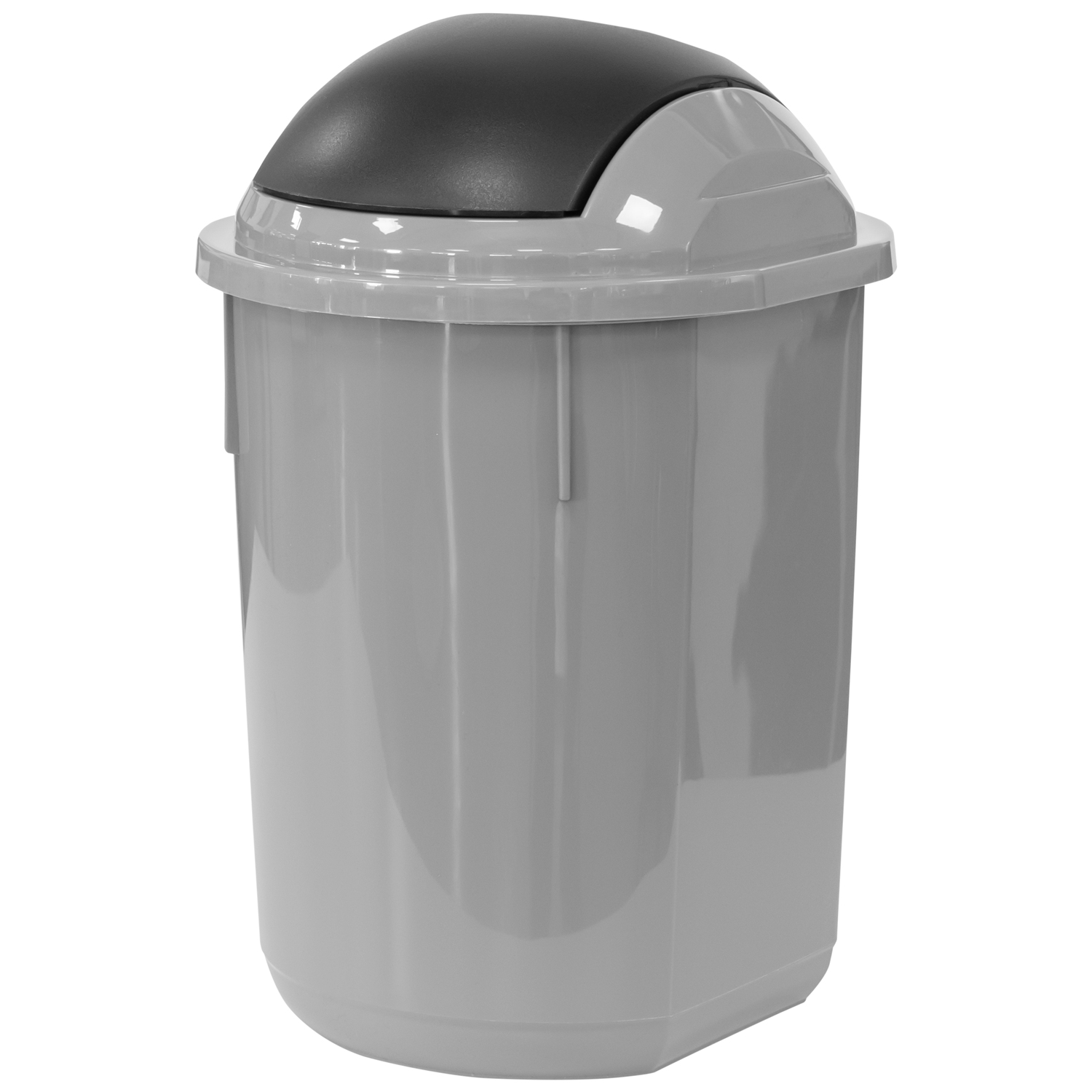Ведро мусорное 8 л с откидной крышкой №W-217 (Bip-Уз)2