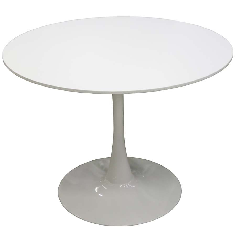 Стол A-138-D100 (белый) (ВИ)