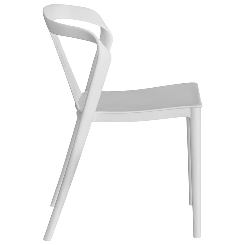 Стул пластиковый №SL-7083 (белый)1