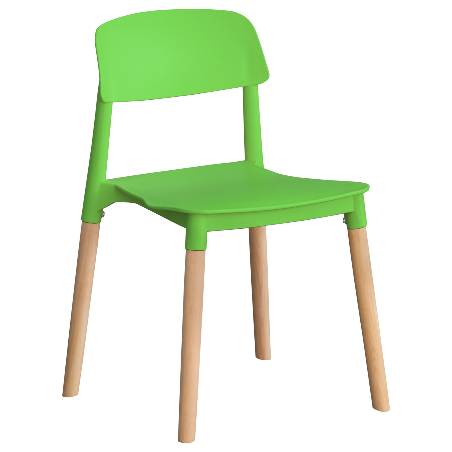 Стул "С22" пластиковый (зелёный)