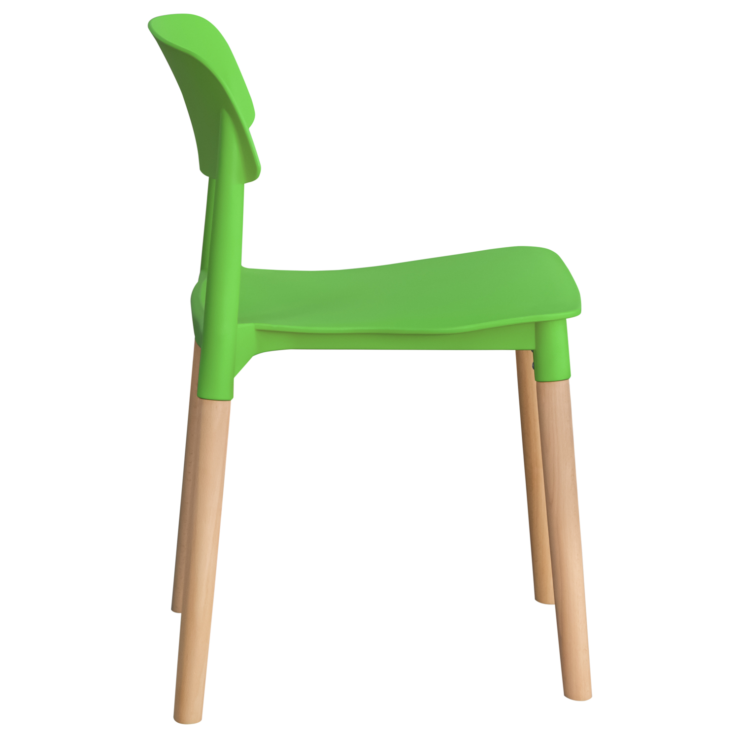Стул "С22" пластиковый (зелёный)1