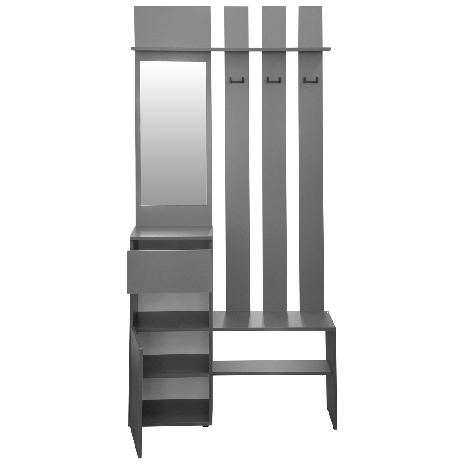 Прихожая МС "Денвер" №00-00111516 (графит серый) (РФ)0