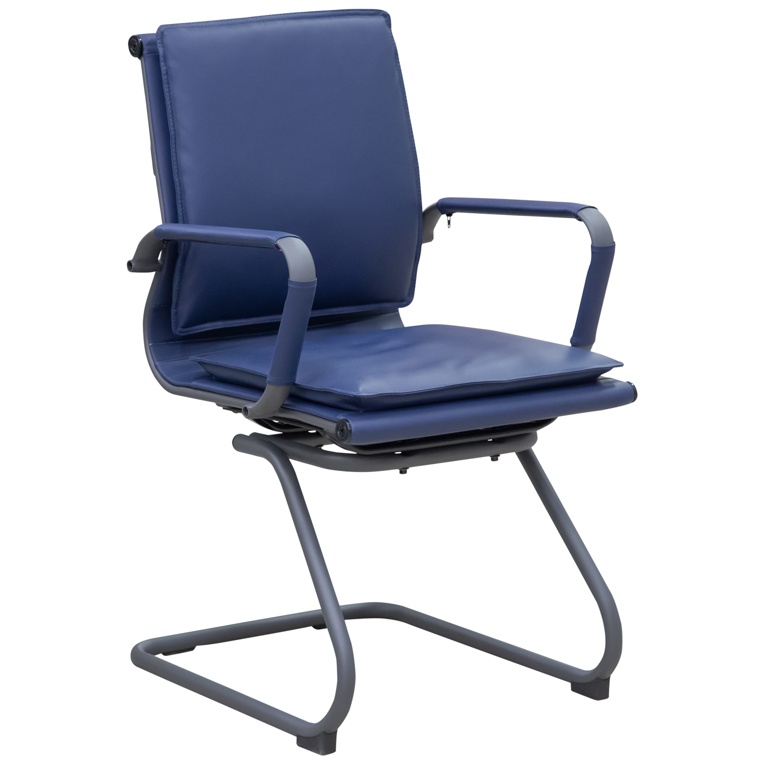 Стул №5729A-G (серый каркас, Тёмно-синий)