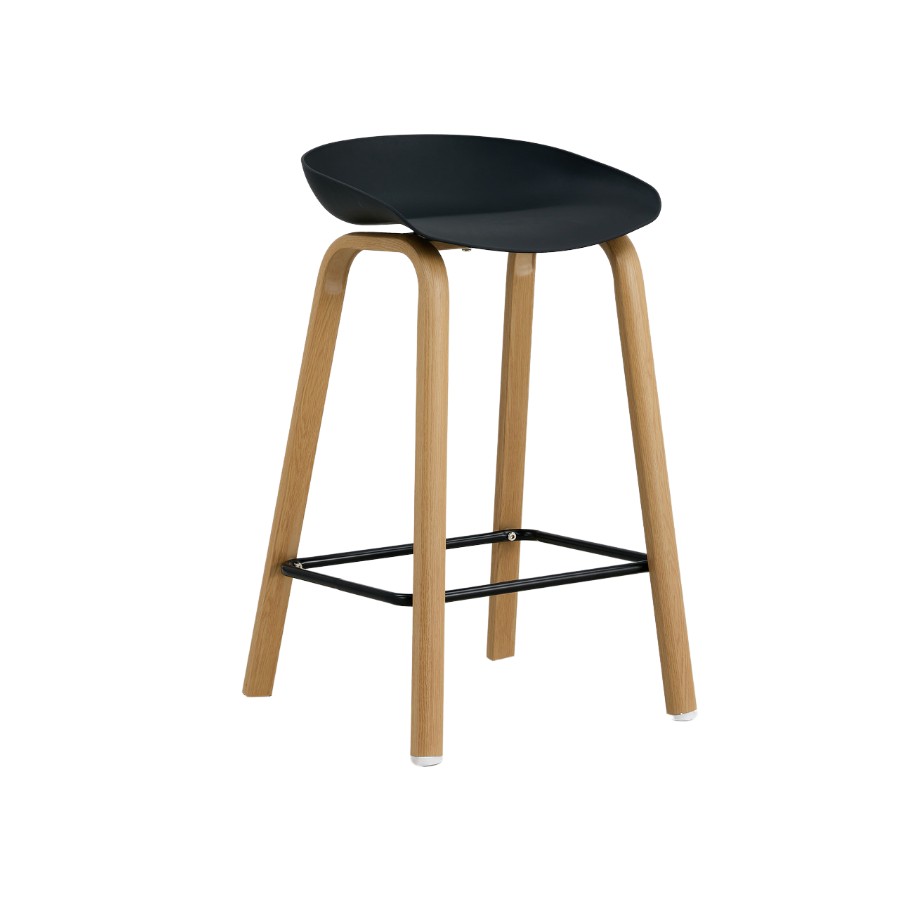 Стул барный №C48 Чёрный 