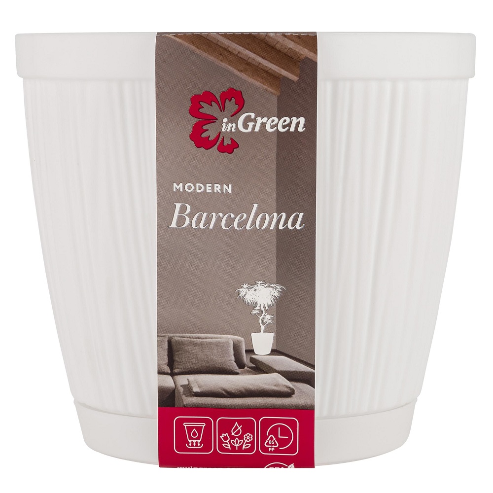 Горшок для цветов 1,8 л. d 155 мм. InGreen Barcelona