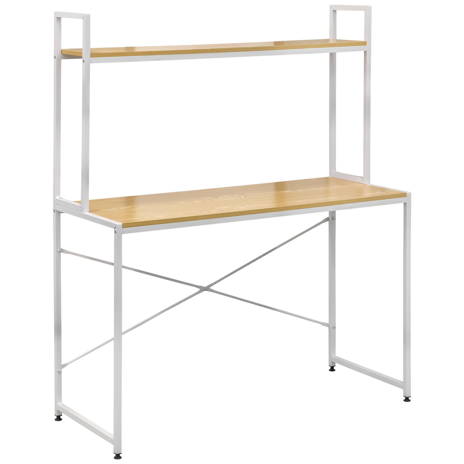 Cтол (120*48*140,5 см) №S-62 (натуральный/белый) (ВИ)