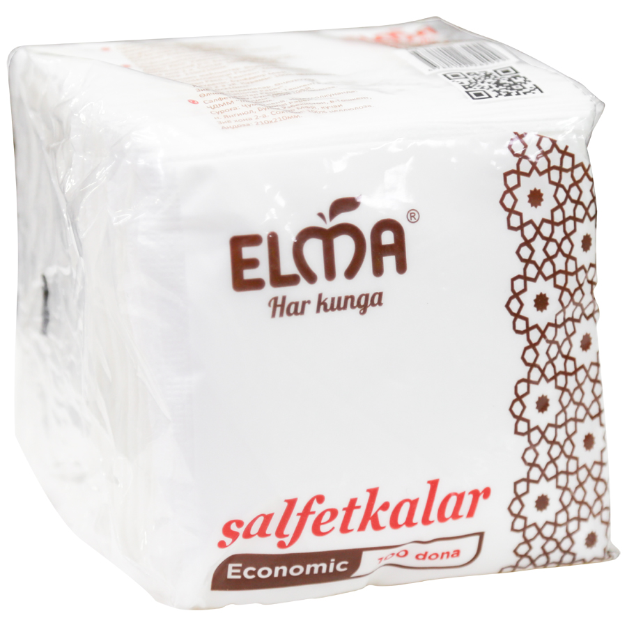 Салфетки 28*28 см 100 шт. №201 Elma (Узб) 