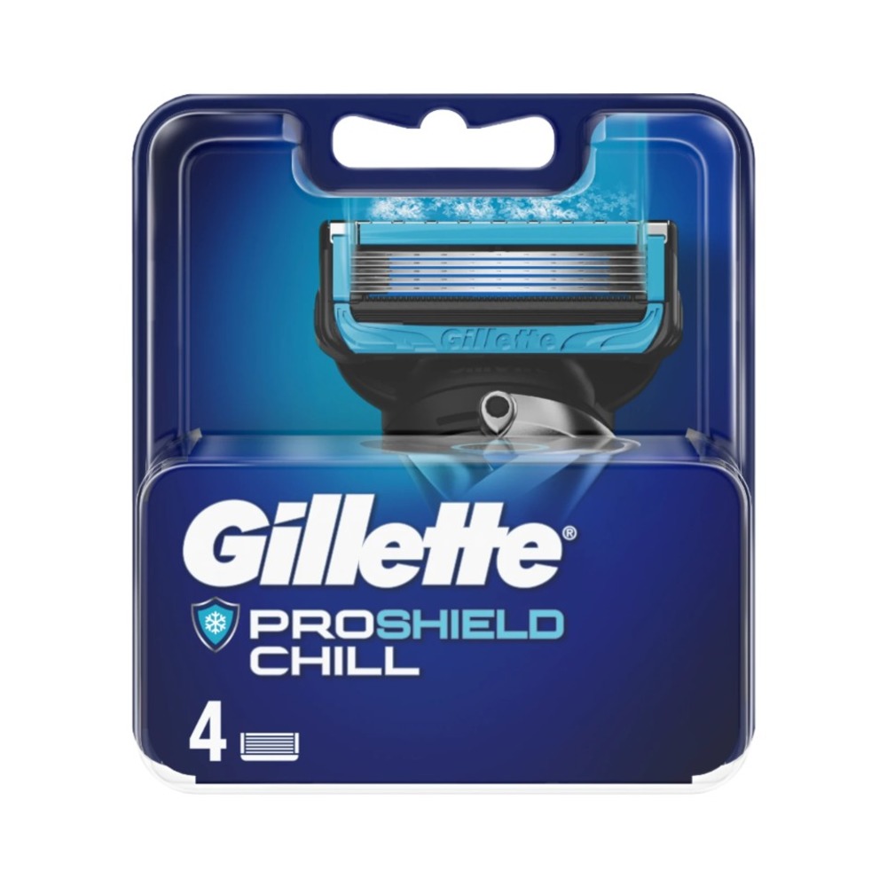 Сменные кассеты для бритья "Gillette", 4 шт.9