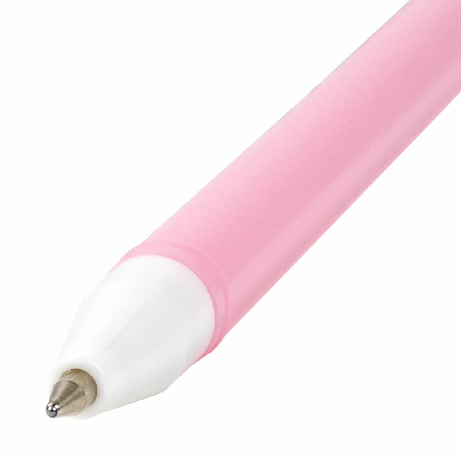 Ручка с топпером шариковая ЮНЛАНДИЯ "Кит-Единорог", корпус ассорти, СИНЯЯ, пишущий узел 0,7 мм, 1437830