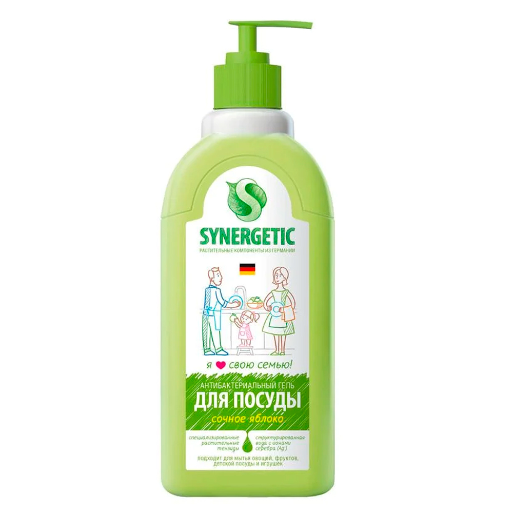Средство для мытья посуды с дозатором "Synergetiс" 500 мл.0