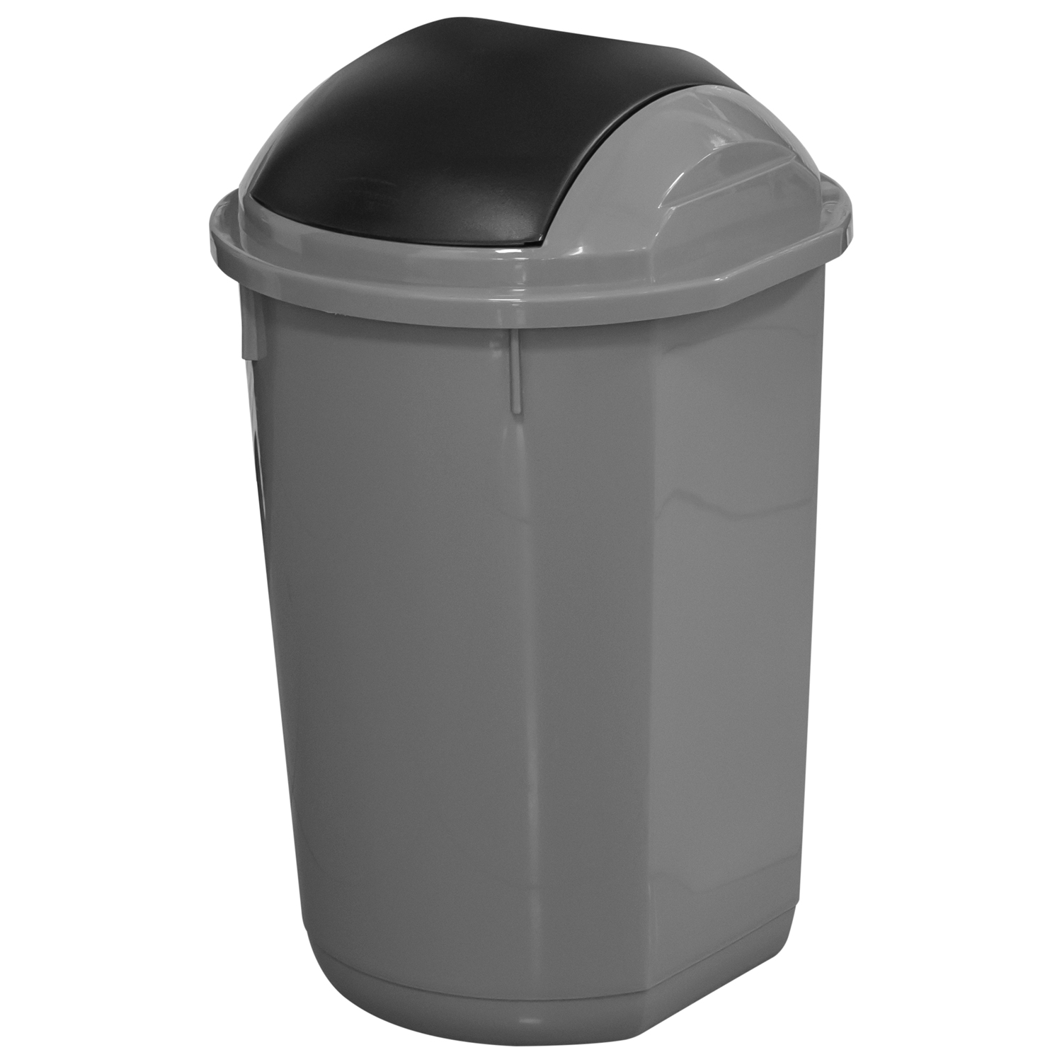 Ведро мусорное 40 л с откидной крышкой №W-219 (Bip-Уз)2