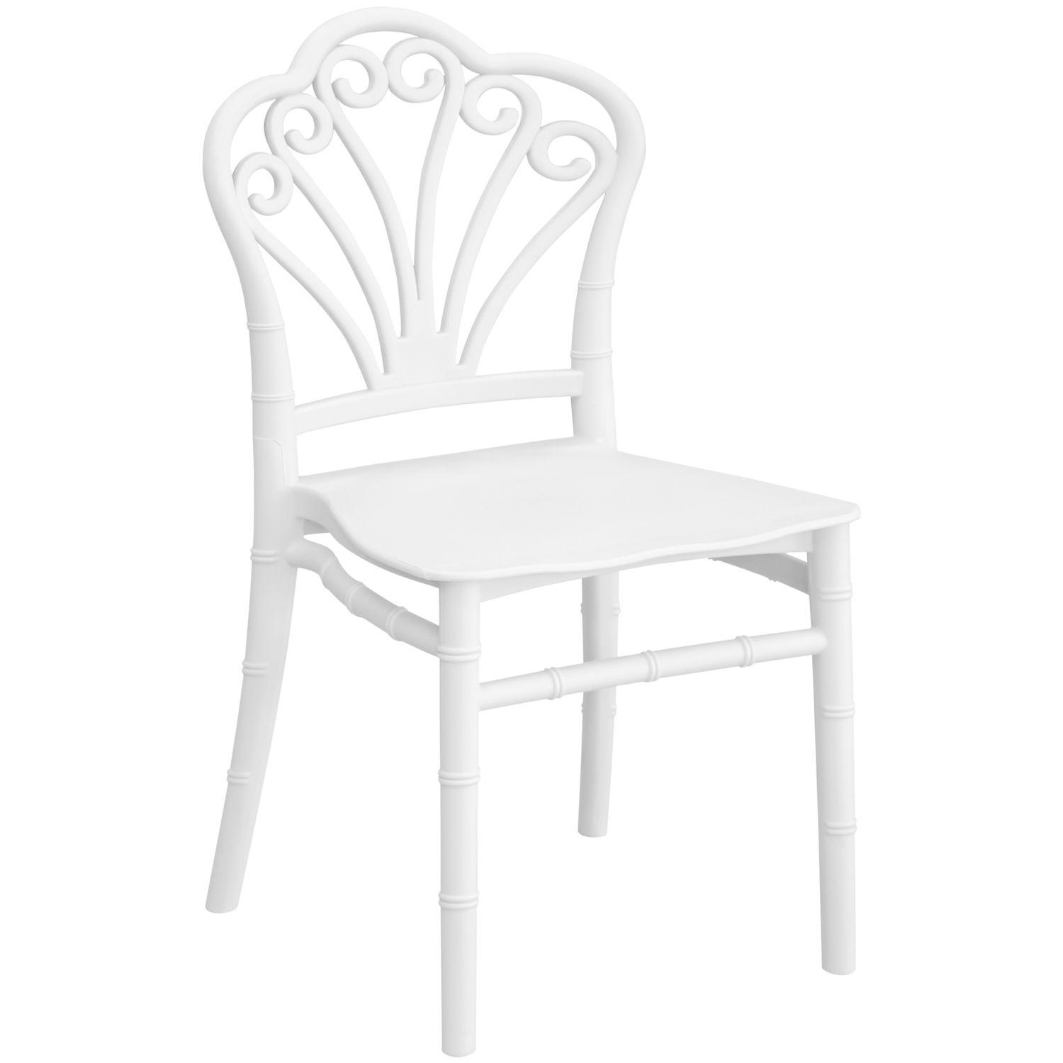 Стул "S-0130BCK" (белый) (ВИ)